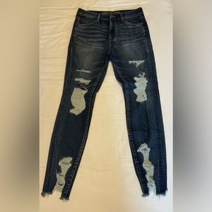 American Eagle distress jeans